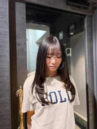 ロング カラー&プルエクステ 大人気！！のヘアスタイル