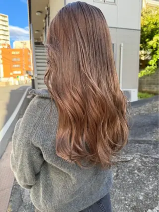 カラー 🍒暖色/艶カラー/ moe🍒のヘアスタイル