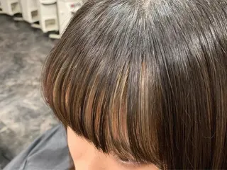ミディアム カラー ウスイマイコ カット/ケアカラーのヘアスタイル