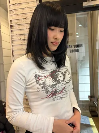 カラー 伊藤 優衣 /カットモデル名古屋のヘアスタイル