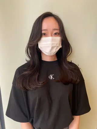 ロング カラー 'AXIS nagoya所属・'AXIS江森 美空のヘアスタイル