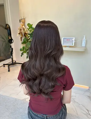 カラー 赤み消しカラー🪽 透明感カラー🪽のあのヘアスタイル