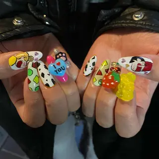 ネイル nano/きもかわ nail🐬🫧のネイルデザイン