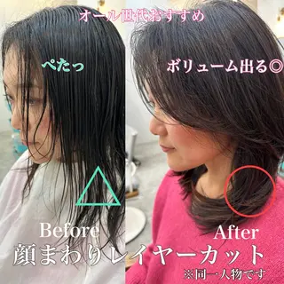 セミロング ROMMY. ロミーのヘアスタイル