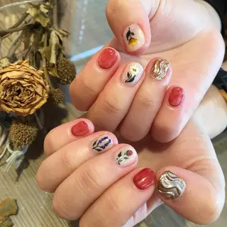 ネイル revia所属・ERI Nailistのネイルデザイン