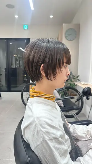 ショート あいこ/ハンサム ショート/銀座🌷のヘアスタイル
