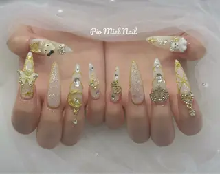 ネイル HANA 長さだしのネイルデザイン