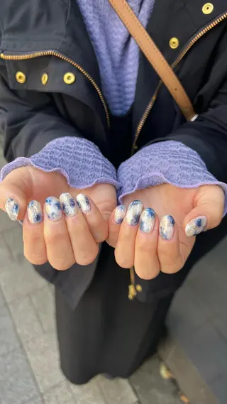 ネイル 暖色ｶﾗｰ/ﾚｲﾔｰ ｶｯﾄ/Yunaのヘアスタイル