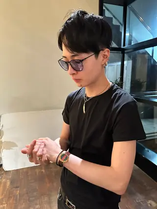 ショート ayano/レイヤー /暖色カラーのヘアスタイル