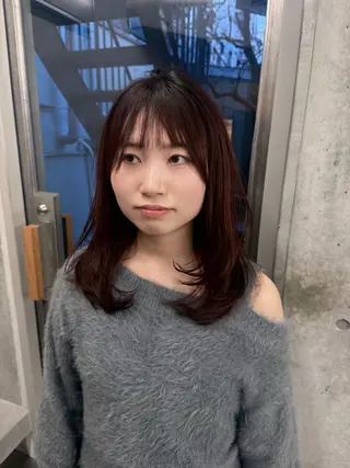 ロング カラー 誰よりも丁寧なカット 🍀小林輝のヘアスタイル