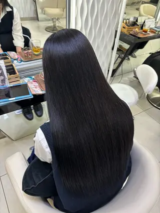 ロング ABE SYOKAのヘアスタイル