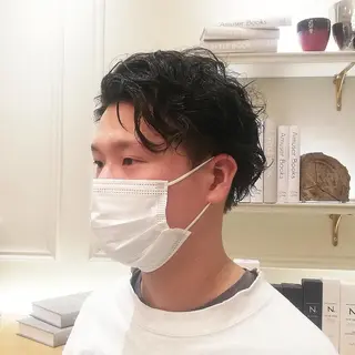 ショート メンズ パーマ AUBE HAIR shinjuku所属・🌺夏の褒められヘア 🌺 NAO のヘアスタイル