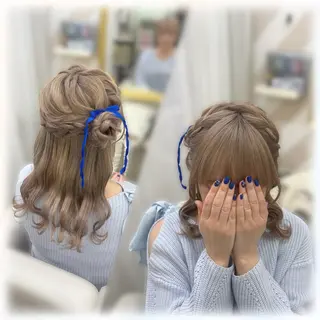 ヘアアレンジ 秋葉原コットン所属・ヘアセット 🤍AIRA🤍のヘアスタイル