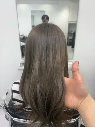 セミロング 艶カラー/透明感/ SOMAのヘアスタイル