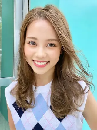 ミディアム ショート白髪染め無料 ／河瀬謙介のヘアスタイル