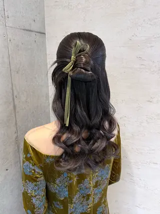 ヘアアレンジ 女性に人気♪ はやしほのかのヘアスタイル