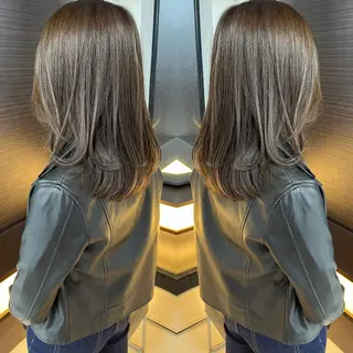 セミロング カラー BOOTH share salon所属・ハタケヤマヨシキ ／BOOTHのヘアスタイル