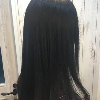 セミロング カラー パーマ embrace エンブレイスのヘアスタイル