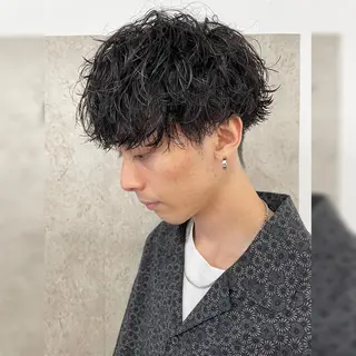 ショート カラー パーマ ヘアアレンジ メンズ キッズ ネイル マツエク・マツパ アイブロウ Ali'i men's salon所属・パーマ、カラー特化 園田翔大のヘアスタイル