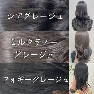 ミディアム カラー ヘアアレンジ YUZA grow HAIR 札幌所属・韓国ヘア指名率 No. 1小堀京介のヘアスタイル