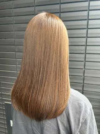 セミロング カラー 🤎タケオカ サキ🤎のヘアスタイル