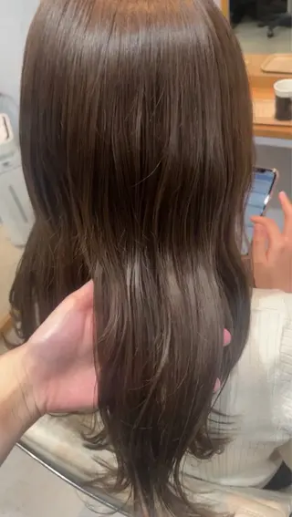 ロング カラー nagano saraのヘアスタイル