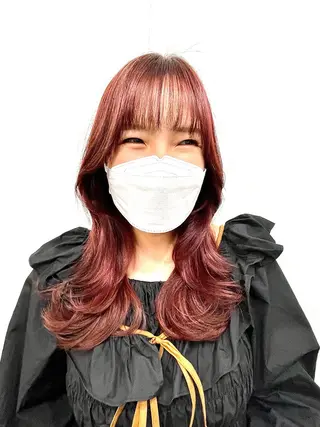 セミロング 五藤 🍀壽野のヘアスタイル