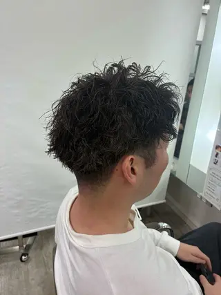 ショート パーマ Men’s特化 垢抜けヘア🔥野原のヘアスタイル