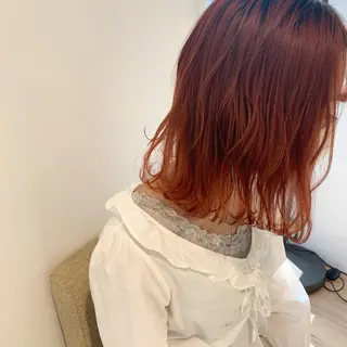 カラー ボブ/暖色/デザイン KOYUKI⛄️のヘアスタイル