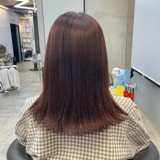 セミロング 🫧艶髪/ブリーチ 🐳honami🫧のヘアスタイル