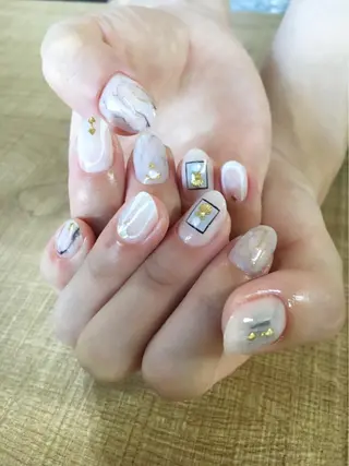 ネイル ツメトマツゲ .のネイルデザイン