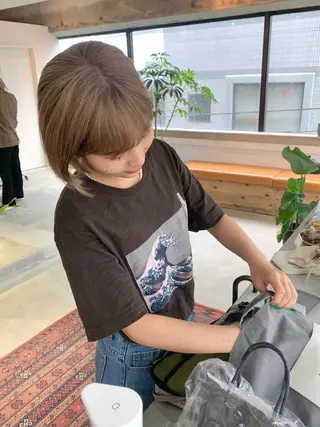 カラー 🌿似合わせブリーチ 松本朋幸🌿のヘアスタイル