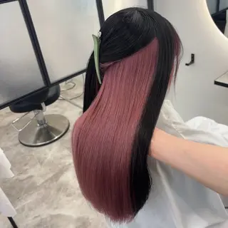 ロング カラー Ren. 🦋デザインカラーのヘアスタイル