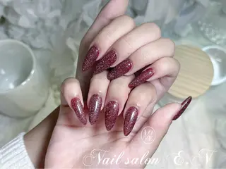 ネイル E.N🦋 長さ出し/持ち込みのネイルデザイン
