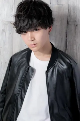 パーマ メンズ 髪質改善&ストレート ‪✂︎‬鈴木青樹のヘアスタイル