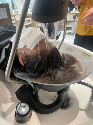 ミディアム 福島成美/髪質改善 縮毛矯正/カラーのヘアスタイル