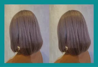 ミディアム カラー 髪質改善/ハイトーン /茅ヶ崎/YUKAのヘアスタイル
