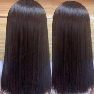 セミロング パーマ 縮毛/レイヤー 韓国/橋口のヘアスタイル