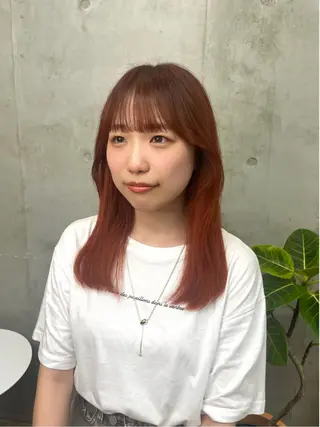 ミディアム カラー SALT WATER所属・🫐 𝐌𝐚𝐨 🫐似合わせcutのヘアスタイル