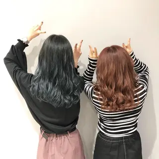 ロング カラー ヘアアレンジ 吉野 優子のマツエク・マツパデザイン