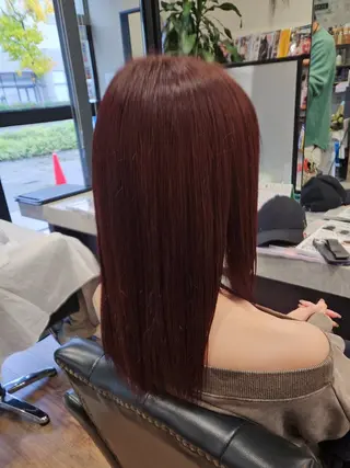 セミロング カラー 関口 友菜のヘアスタイル