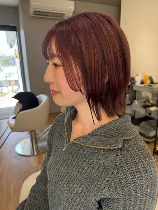 ショート カラー otto滑川市 yukaのヘアスタイル