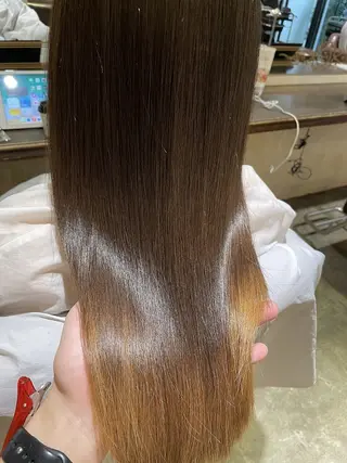 ロング 【💎ツヤ髪💎】 ダメージレスカラー✨のヘアスタイル