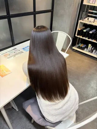 ロング 髪質改善／縮毛矯正 関根青葉のヘアスタイル