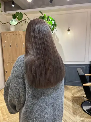 ロング カラー 艶カラー/韓国顔周り 🎀mamiのヘアスタイル