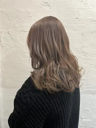 セミロング カラー 🩵似合わせカット SEIRA🩵のヘアスタイル
