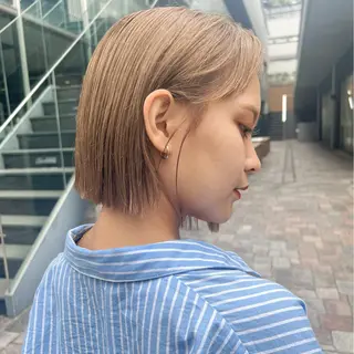 ミディアム カラー 🎧パーソナルケア/ 透明感カラー/ミユのヘアスタイル