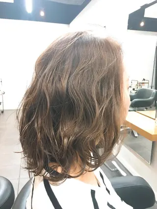 ミディアム カラー lottacucci所属・デジタルパーマ💫/ 似合わせカット✂️のヘアスタイル