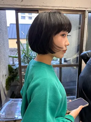 ショート ボブとパーマの達人 美容室難民の方は是非のヘアスタイル