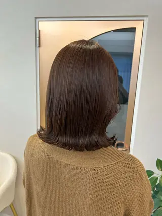 ミディアム カラー 佐合 梨花 / ｅａｕ〈オー〉のヘアスタイル